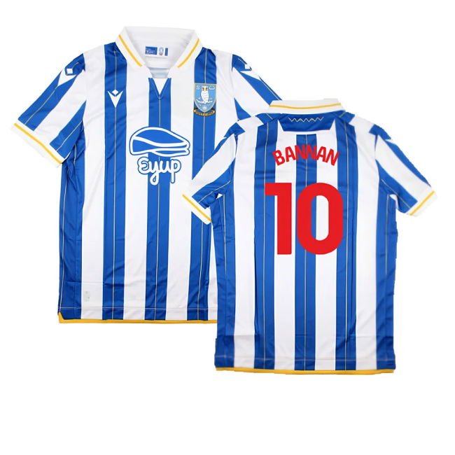 2023-2024 Sheffield Wednesday Home Shirt (BANNAN 10)