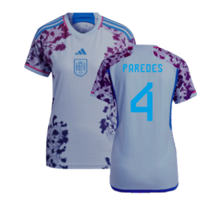 2023-2024 Spain Authentic Away Jersey - Ladies (Paredes 4)