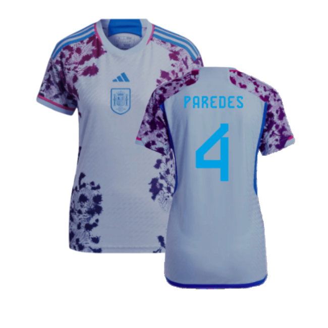 2023-2024 Spain Authentic Away Jersey - Ladies (Paredes 4)