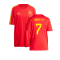 2023-2024 Spain DNA T-Shirt (Red) (MORATA 7)