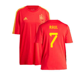2023-2024 Spain DNA T-Shirt (Red) (RAUL 7)