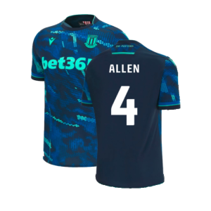 2023-2024 Stoke City Away Shirt (Allen 4)