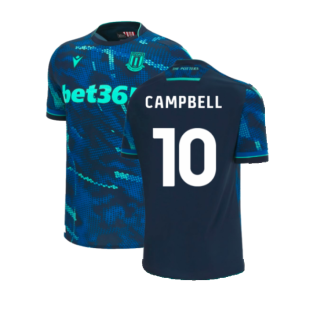 2023-2024 Stoke City Away Shirt (Campbell 10)