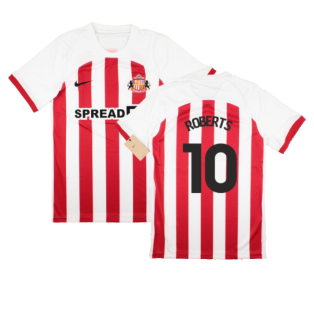 2023-2024 Sunderland Home Shirt (Roberts 10)