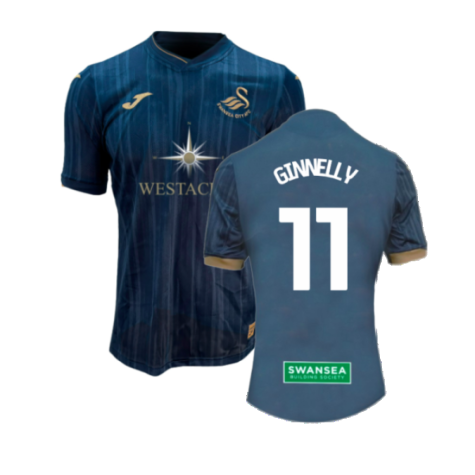2023-2024 Swansea City Away Shirt (GINNELLY 11)