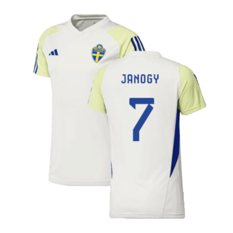 2023-2024 Sweden Training Shirt (White) - Ladies (Janogy 7)