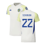 2023-2024 Sweden Training Shirt (White) - Ladies (Schough 22)
