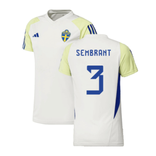 2023-2024 Sweden Training Shirt (White) - Ladies (Sembrant 3)