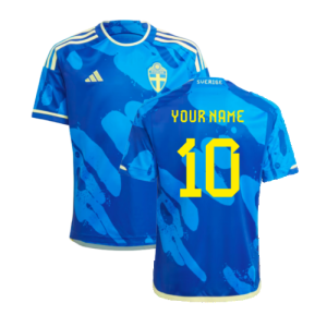 2023-2024 Sweden WWC Away Shirt (Kids) (Your Name)