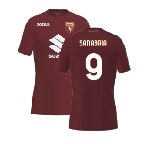 2023-2024 Torino Replica Home Shirt (SANABRIA 9)