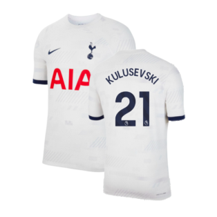 2023-2024 Tottenham Authentic Home Shirt (Kulusevski 21)