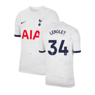 2023-2024 Tottenham Authentic Home Shirt (Lenglet 34)