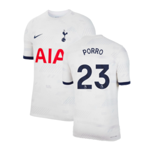 2023-2024 Tottenham Authentic Home Shirt (Porro 23)