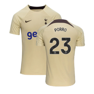 2023-2024 Tottenham Dri-Fit Strike Training Shirt (Team Gold) (Porro 23)