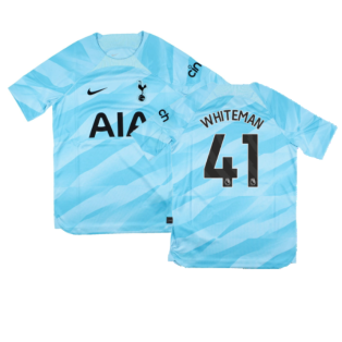 Buy Official 2023-2024 Tottenham Home Goalkeeper Shirt (Blue) - Kids