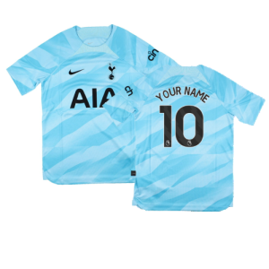 2023-2024 Tottenham Home Goalkeeper Shirt (Blue) - Kids