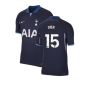 2023-2024 Tottenham Hotspur Authentic Away Shirt (Dier 15)