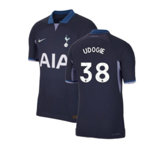 2023-2024 Tottenham Hotspur Authentic Away Shirt (Udogie 38)