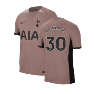2023-2024 Tottenham Hotspur Authentic Third Shirt (Bentancur 30)