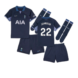 2023-2024 Tottenham Hotspur Away Mini Kit (Johnson 22)