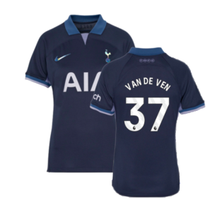 2023-2024 Tottenham Hotspur Away Shirt (Womens) (Van De Ven 37)