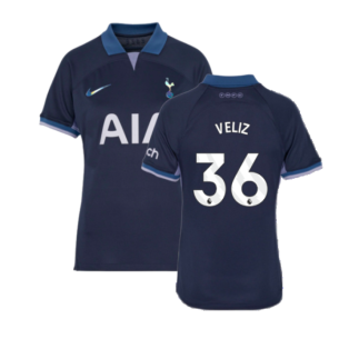 2023-2024 Tottenham Hotspur Away Shirt (Womens) (Veliz 36)