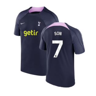 2023-2024 Tottenham Strike Dri-Fit Training Shirt (Marine) (Son 7)