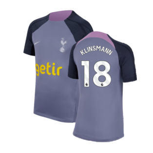2023-2024 Tottenham Strike Dri-Fit Training Shirt (Violet) (Klinsmann 18)