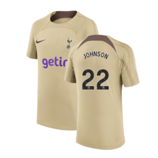 2023-2024 Tottenham Training Shirt (Gold) - Kids (Johnson 22)