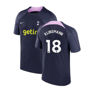 2023-2024 Tottenham Training Shirt (Marine) - Kids (Klinsmann 18)