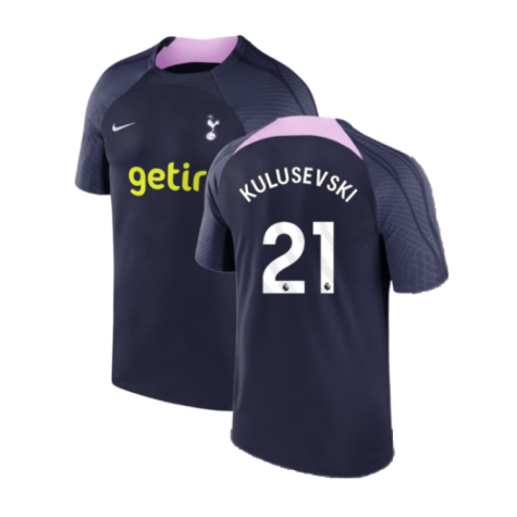 2023-2024 Tottenham Training Shirt (Marine) - Kids (Kulusevski 21)