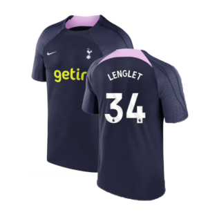 2023-2024 Tottenham Training Shirt (Marine) - Kids (Lenglet 34)