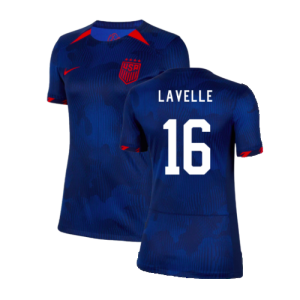 2023-2024 USA WWC Away Shirt (Ladies) (Lavelle 16)