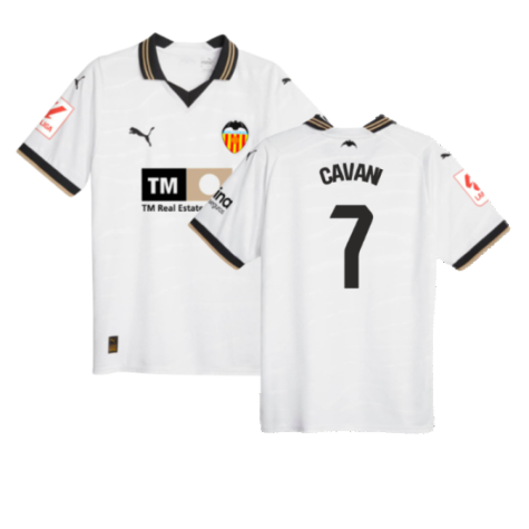 2023-2024 Valencia Home Shirt (Kids) (CAVANI 7)