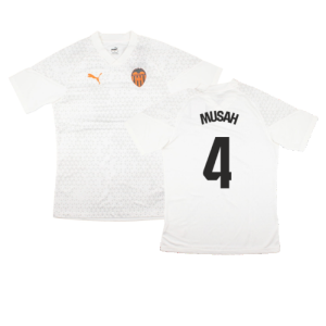 2023-2024 Valencia Training Jersey (White) (MUSAH 4)