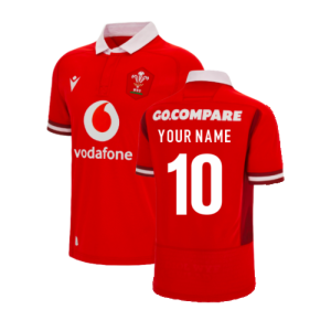 2023-2024 Wales Home WRU Rugby Shirt (Kids) (Your Name)