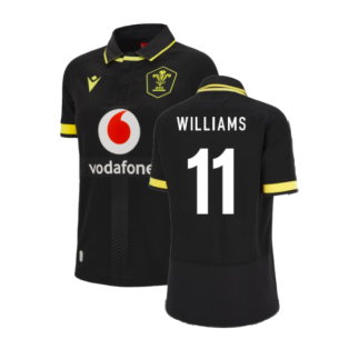 2023-2024 Wales Rugby Away Poly Replica Shirt (Ladies) (Williams 11)