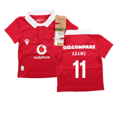 2023-2024 Wales Rugby Home Baby Shirt (Adams 11)