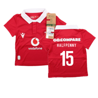 2023-2024 Wales Rugby Home Baby Shirt (Halfpenny 15)
