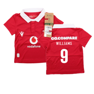 2023-2024 Wales Rugby Home Baby Shirt (Williams 9)