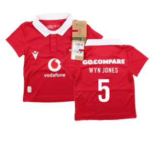 2023-2024 Wales Rugby Home Baby Shirt (Wyn Jones 5)