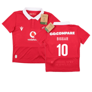 2023-2024 Wales Rugby Home Toddlers Shirt (Biggar 10)