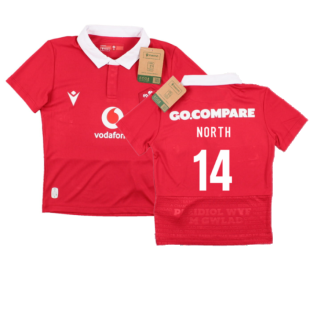 2023-2024 Wales Rugby Home Toddlers Shirt (North 14)