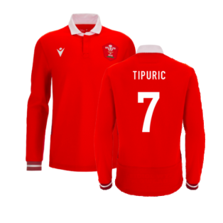 2023-2024 Wales Rugby LS Cotton Home Shirt (Tipuric 7)