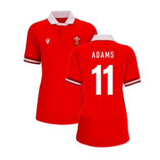 2023-2024 Wales Rugby WRU Home Cotton Shirt (Ladies) (Adams 11)