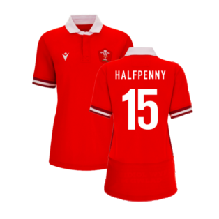 2023-2024 Wales Rugby WRU Home Cotton Shirt (Ladies) (Halfpenny 15)