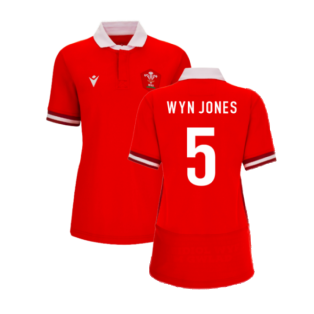 2023-2024 Wales Rugby WRU Home Cotton Shirt (Ladies) (Wyn Jones 5)