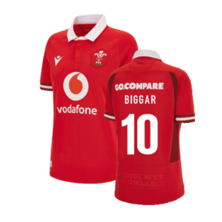 2023-2024 Wales Rugby WRU Home Shirt (Ladies) (Biggar 10)