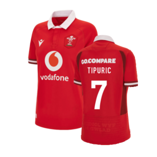 2023-2024 Wales Rugby WRU Home Shirt (Ladies) (Tipuric 7)