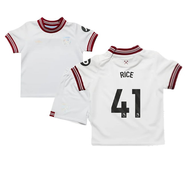 2023-2024 West Ham Away Baby Kit (RICE 41)